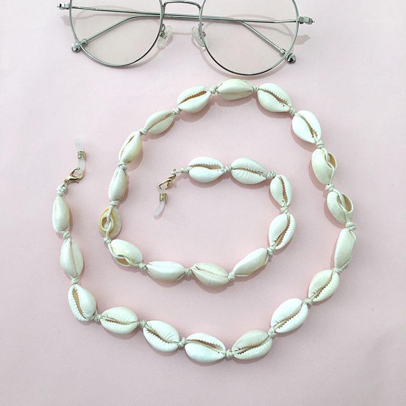 Sunglasses Frames Women's Natural Shell Glasses Chains Creative Bohemian Hand-woven Chain Anti-skid Anti-lost Pendant1
Sunglasses Frames Women's Natural Shell Glasses Chains Creative Bohemian Hand-woven Chain Anti-skid Anti-lost Pendant1