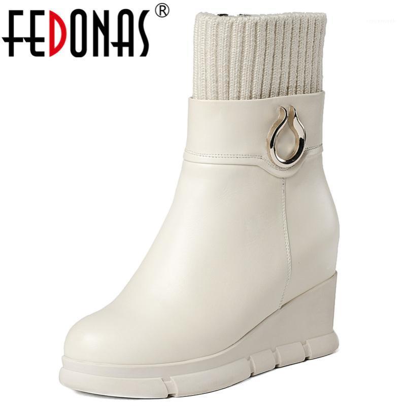 FEDONAS New Style Women Wedges High Heels Stretch Boots Warm Metal Buckles Party Club Shoes Woman Ladies Short Office Boots1, Black
FEDONAS New Style Women Wedges High Heels Stretch Boots Warm Metal Buckles Party Club Shoes Woman Ladies Short Office Boots1, Black