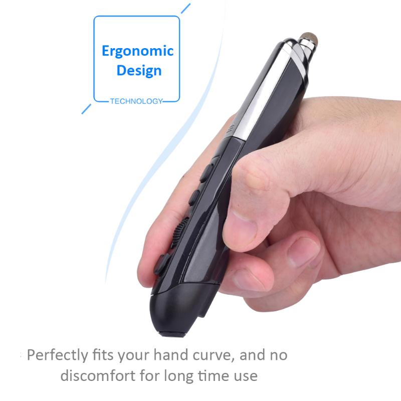 2.4Ghz Wireless Optical Touch-pen Mouse 800/1200/1600DPI Wireless Mouse Pen with Web Browsing Laser-Presenter for PC Laptop
2.4Ghz Wireless Optical Touch-pen Mouse 800/1200/1600DPI Wireless Mouse Pen with Web Browsing Laser-Presenter for PC Laptop