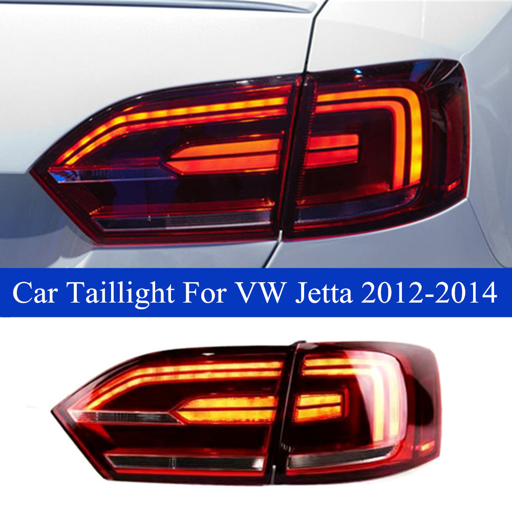 

Car Turn Signal Tail Light Assembly For VW Jetta Sagitar MK6 LED Rear Brake Taillamp Auto Accessories Lamp 2012-2014