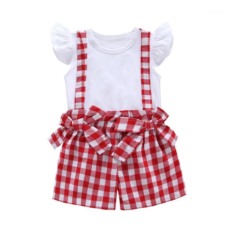 Summer Infant Baby Girl Solid Color T Shirt Cotton Tops Plaid Pants Baby Girl Clothes Set Girls Clothing Set 0-2Y11
Summer Infant Baby Girl Solid Color T Shirt Cotton Tops Plaid Pants Baby Girl Clothes Set Girls Clothing Set 0-2Y11