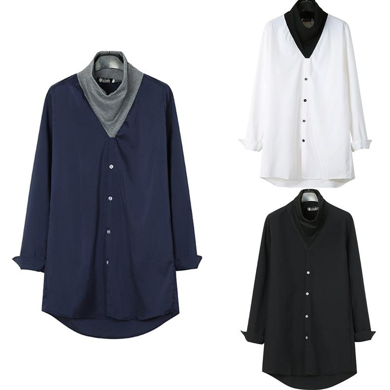 Shirts Mens Fashions Plus Size Patchwork Male Shirt Long Sleeve Tops New Arrivals Personality Clothes Hot Selling Mens Clothing, Black
Shirts Mens Fashions Plus Size Patchwork Male Shirt Long Sleeve Tops New Arrivals Personality Clothes Hot Selling Mens Clothing, Black