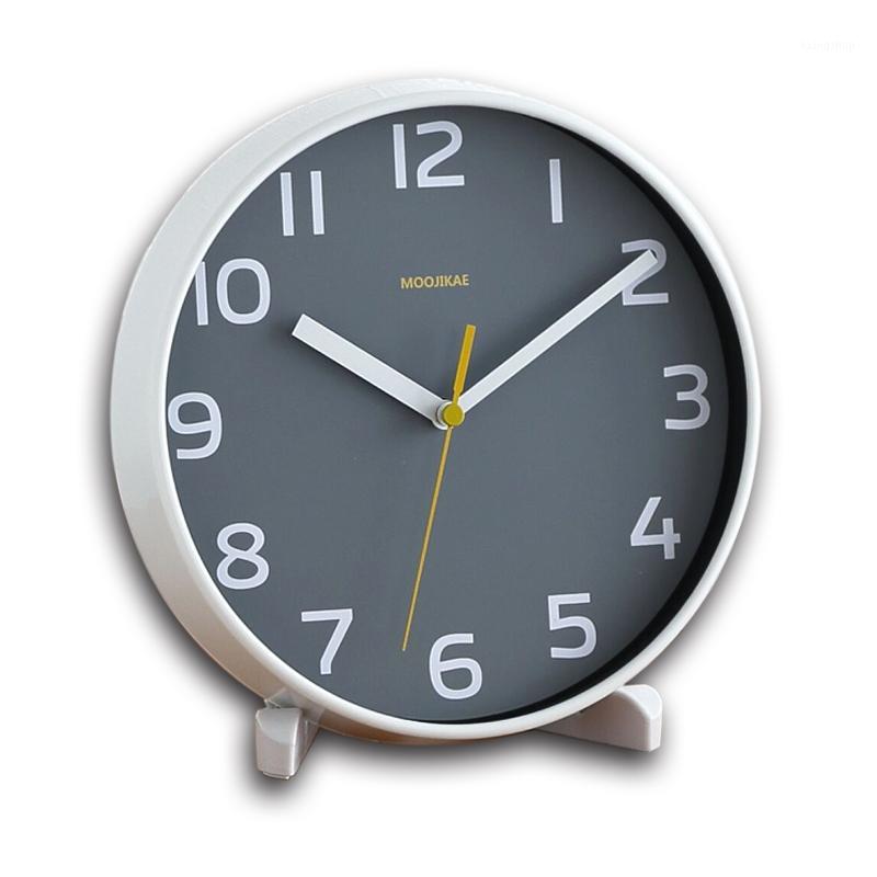 8 Inch Mute Desktop Clock Round Table Clock Wall With Bracket for living room Bedroom1
8 Inch Mute Desktop Clock Round Table Clock Wall With Bracket for living room Bedroom1