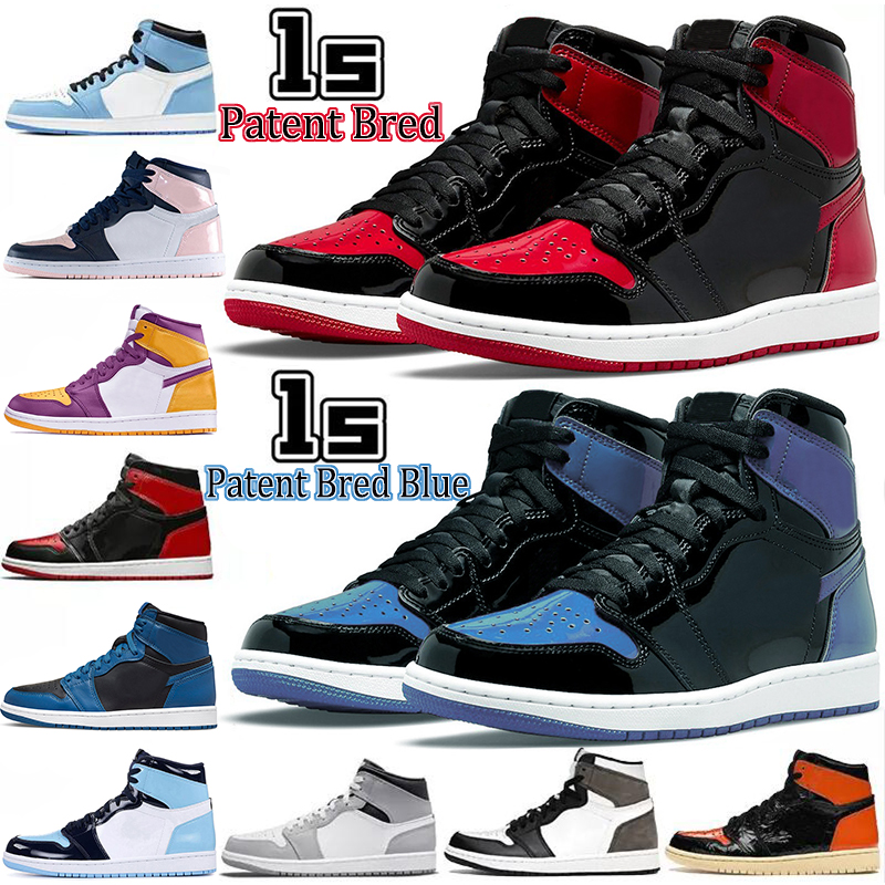 Jumpman Bred Patent 1 basketball shoes mens 1s sneakers Aurora Bordeaux Dark Marina Blue Hand Crafted Atmosphere Dark Mocha seafoam men women trainers, Obsidian 36-46
Jumpman Bred Patent 1 basketball shoes mens 1s sneakers Aurora Bordeaux Dark Marina Blue Hand Crafted Atmosphere Dark Mocha seafoam men women trainers, Obsidian 36-46