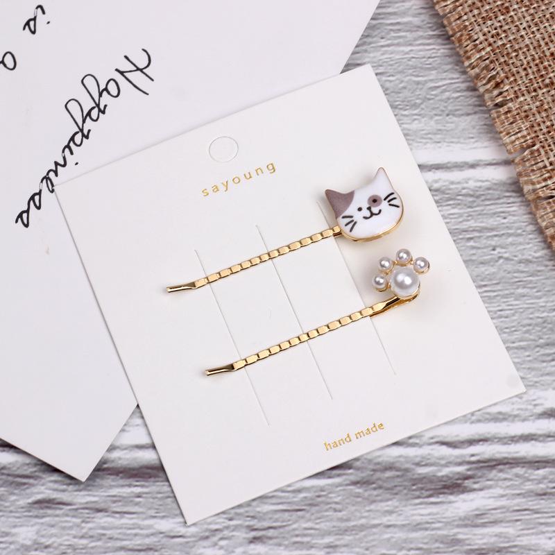 1 paar Korean Women Girls Pearl Metal Hair Clips Heart Star Cat Bobby Pin Barrette Hairpin Headdress Hair Accessoi
1 paar Korean Women Girls Pearl Metal Hair Clips Heart Star Cat Bobby Pin Barrette Hairpin Headdress Hair Accessoi