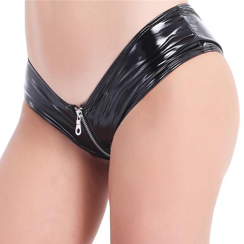 Women's Shorts High Waist Sexy 2022 Summer PVC Patent Leather Zipper Splicing T-back Ladies Skinny Nightclub Super Short Pants, White;black
Women's Shorts High Waist Sexy 2022 Summer PVC Patent Leather Zipper Splicing T-back Ladies Skinny Nightclub Super Short Pants, White;black