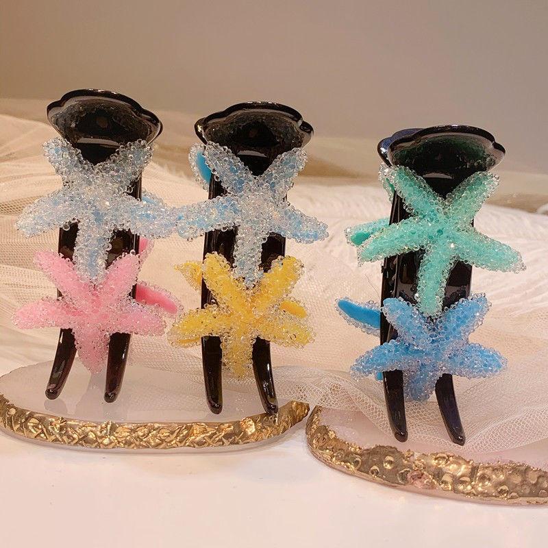 New Women Girls Cute Crystal Starfish Handmade Hair Sweet Hair Ornament Clip Hairpins Headband Fashion Accessories
New Women Girls Cute Crystal Starfish Handmade Hair Sweet Hair Ornament Clip Hairpins Headband Fashion Accessories