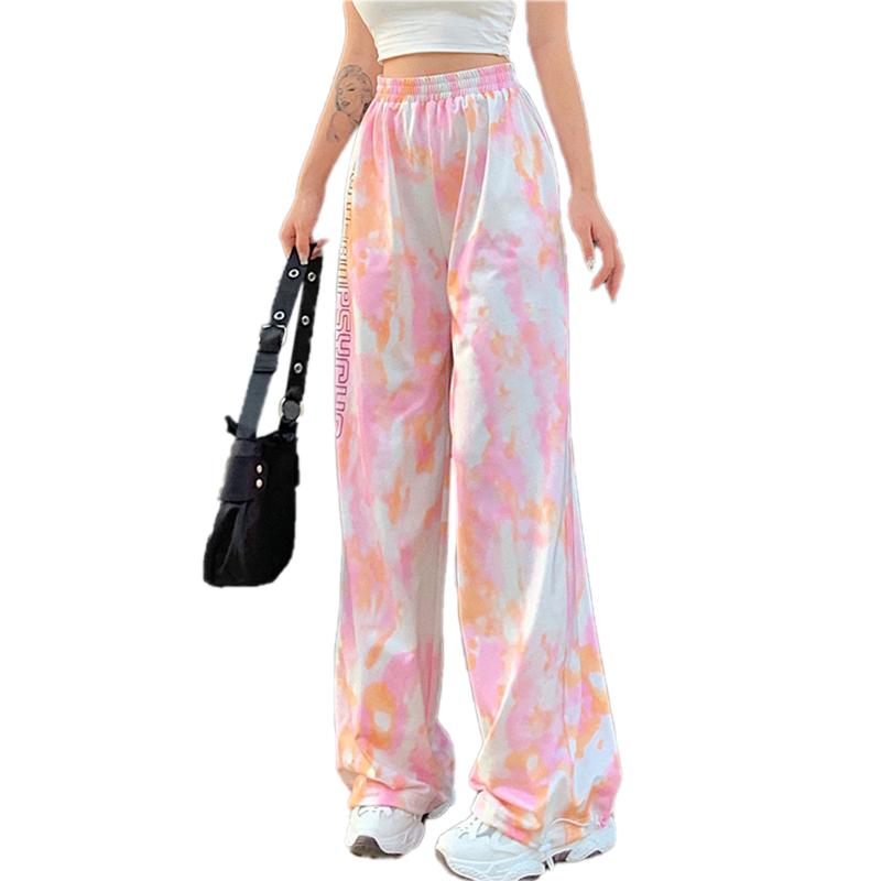 Women' Jogger Pants, High-Waist Trousers, Dye Print Casual Loose Wear Yoga Sports Fall Summer Bottoms 2020 New Hot, Pink
Women' Jogger Pants, High-Waist Trousers, Dye Print Casual Loose Wear Yoga Sports Fall Summer Bottoms 2020 New Hot, Pink
