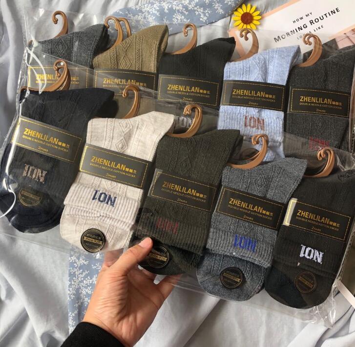 Mens womens winter warm cotton socks unisex cable knit elasticity socks multi colors multi patterns Christmas party presents