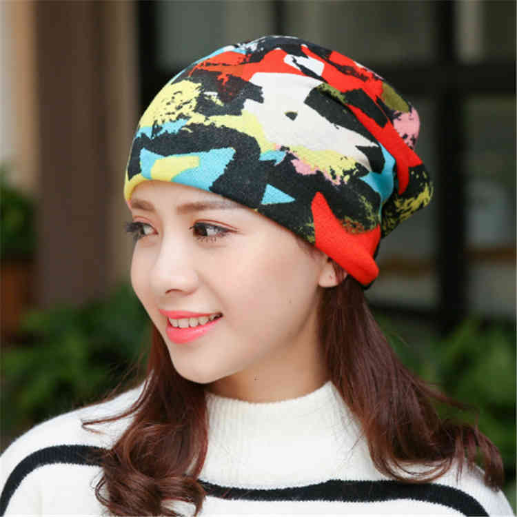 Hats Caps Women's Multifunctional Confinement Three Letter Pile Cover Chemotherapy