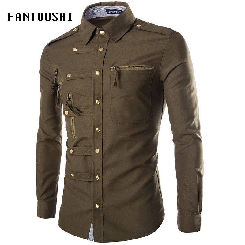 2021 Autumn New Casual Mens Pilot Shirt Long Sleeve slim lapel Shirts Men Fashion Epaulet Double Pocket Shirts Army Green XXL, Black
2021 Autumn New Casual Mens Pilot Shirt Long Sleeve slim lapel Shirts Men Fashion Epaulet Double Pocket Shirts Army Green XXL, Black