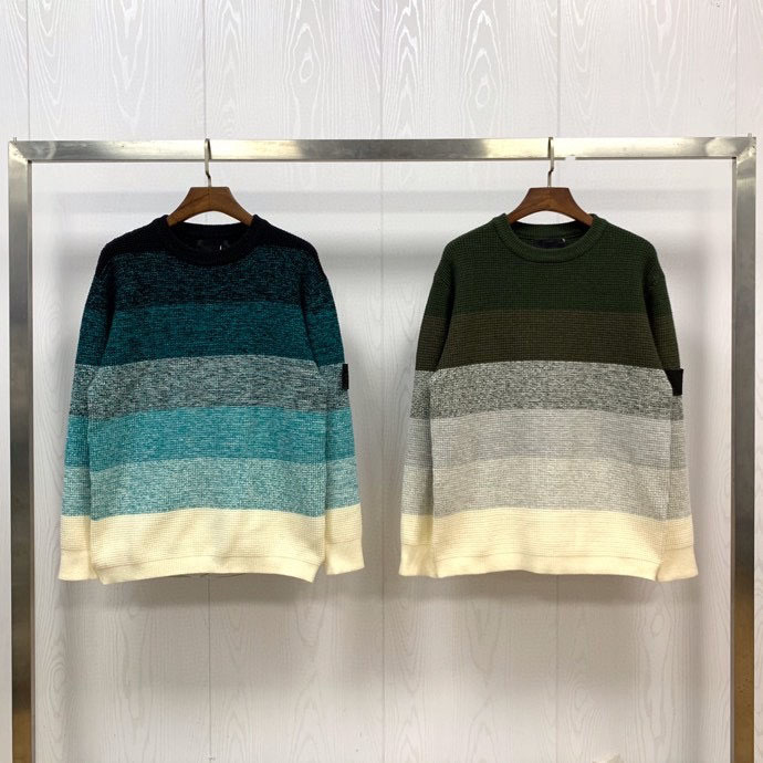 2020FW High Quality SHADOW Compass Badge Sweater Men Women Striped Round Neck Knitted Sweaters Men 1114, White;black
2020FW High Quality SHADOW Compass Badge Sweater Men Women Striped Round Neck Knitted Sweaters Men 1114, White;black