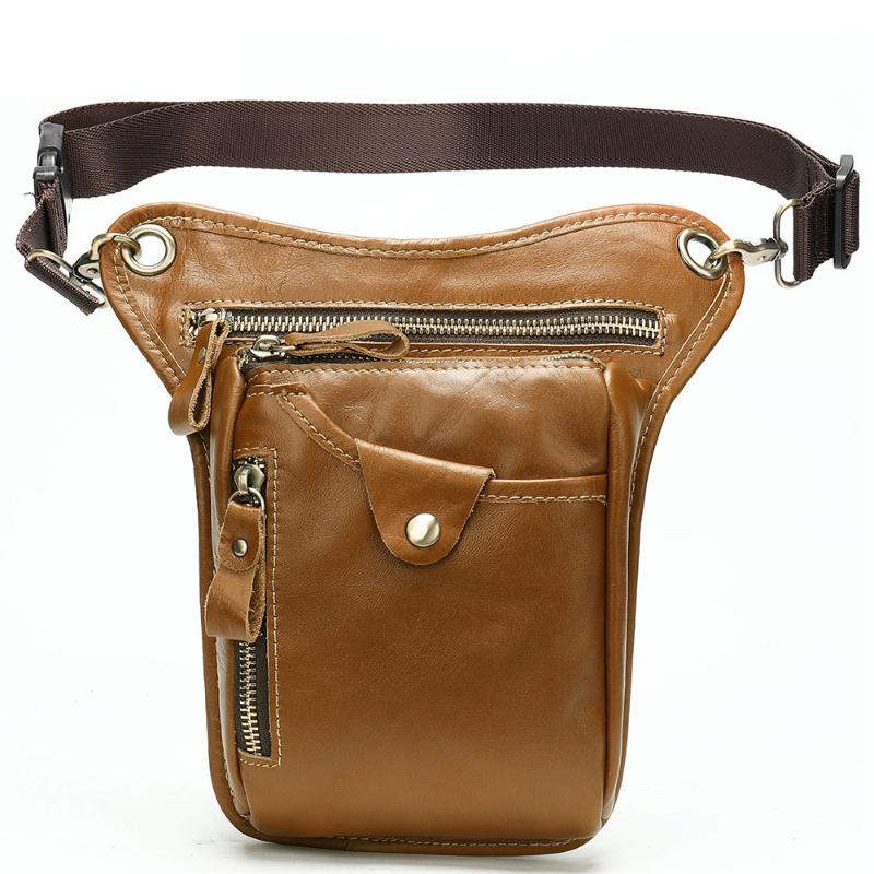 Casual Multi-function Waist Bag Men Vintage Genuine Leather Outdoor Mens Leg Riding Sport Bags New Fanny Pack For Men Waterproof, Black
Casual Multi-function Waist Bag Men Vintage Genuine Leather Outdoor Mens Leg Riding Sport Bags New Fanny Pack For Men Waterproof, Black