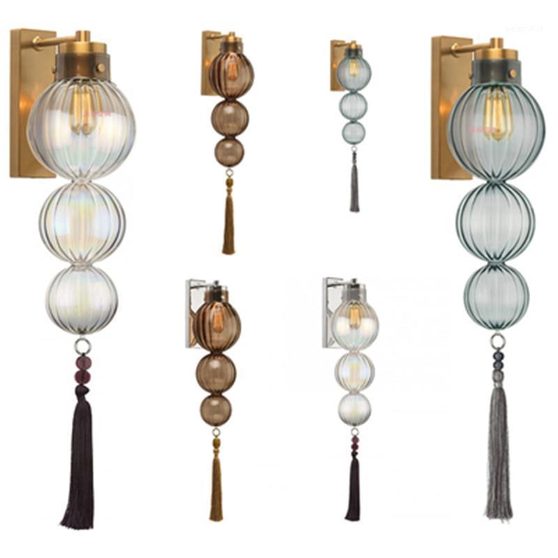 Modern Nordic Danish all copper gourd wall lamp glass baby's most illuminant model living room dining room mirror wall lamp1
Modern Nordic Danish all copper gourd wall lamp glass baby's most illuminant model living room dining room mirror wall lamp1