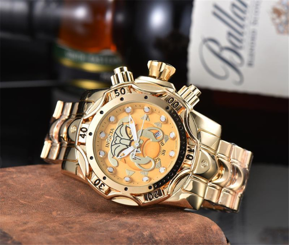 Luxury Brand INVICTA Fashion Casual Men Quartz Watch Calendar Waterproof Multi-function Stainless Steel Watches Reloj de hombre, Tool
Luxury Brand INVICTA Fashion Casual Men Quartz Watch Calendar Waterproof Multi-function Stainless Steel Watches Reloj de hombre, Tool