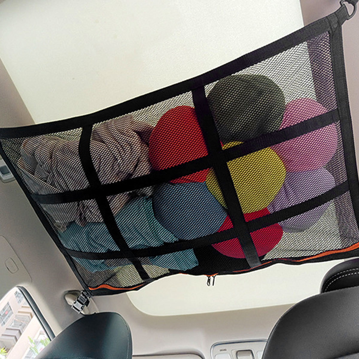 Car Ceiling Storage Bag Car Roof Cargo Net Pocket Double-Layer Mesh Storage Organizer Car Camping Storage Bag SUV Accessories
Car Ceiling Storage Bag Car Roof Cargo Net Pocket Double-Layer Mesh Storage Organizer Car Camping Storage Bag SUV Accessories