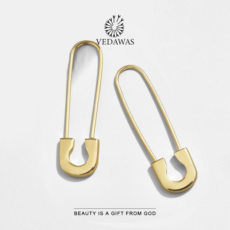 Vedawas Gold Color Metal Pin Korean Earrings For Women Minimalist Hoop Earrings 2021 Trend Jewelry Cute Wedding Party Bride Gift
Vedawas Gold Color Metal Pin Korean Earrings For Women Minimalist Hoop Earrings 2021 Trend Jewelry Cute Wedding Party Bride Gift