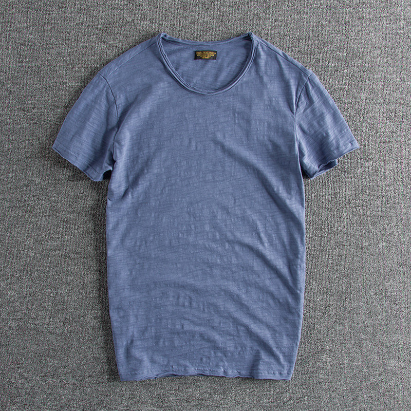 2021 New Simple Vintage Washed Slub Cotton Comfortable Round Neck Men's Short-sleeved T-shirt Bottoming Shirt Harajuku Short Shirts Cqbh, As shown
2021 New Simple Vintage Washed Slub Cotton Comfortable Round Neck Men's Short-sleeved T-shirt Bottoming Shirt Harajuku Short Shirts Cqbh, As shown