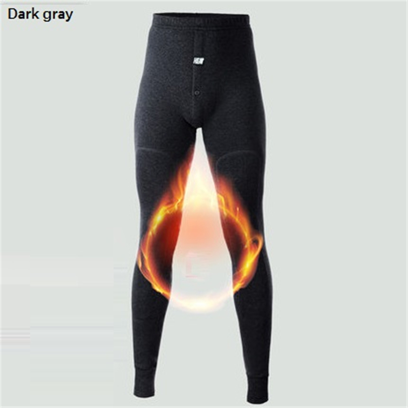 New thermal underwear pants thick wear in very cold Winter underpants for Russian Canada and European men Protect the knee 201023