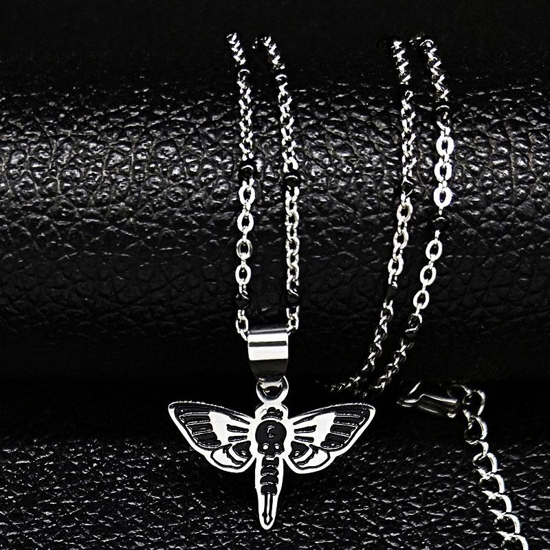 2020 Fashion Skull Bee Stainless Steel Black Enamel Chain Necklace Men/Women Necklaces & Pendants Jewelry colgantes N1865S02
2020 Fashion Skull Bee Stainless Steel Black Enamel Chain Necklace Men/Women Necklaces & Pendants Jewelry colgantes N1865S02