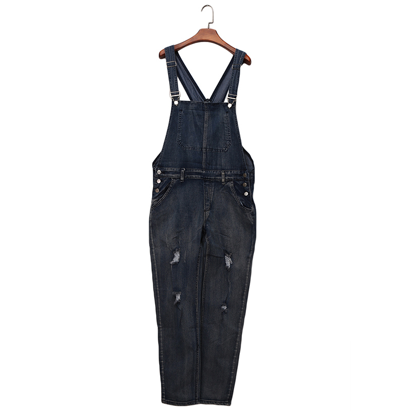 men's Casual Jeans Pants With Belts Fashion Casual Straps Jumpsuit Hot Retro men's Jeans High Quality Male Wild Trousers T200614