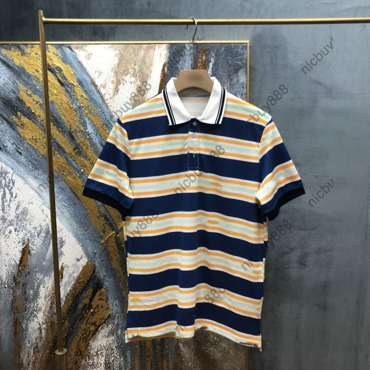 2020 brand Europe mens t shirt High Quality Cotton POLO letter print striped turn-down collar t shirts designer Casual tops t-shirt tee, White;black
2020 brand Europe mens t shirt High Quality Cotton POLO letter print striped turn-down collar t shirts designer Casual tops t-shirt tee, White;black