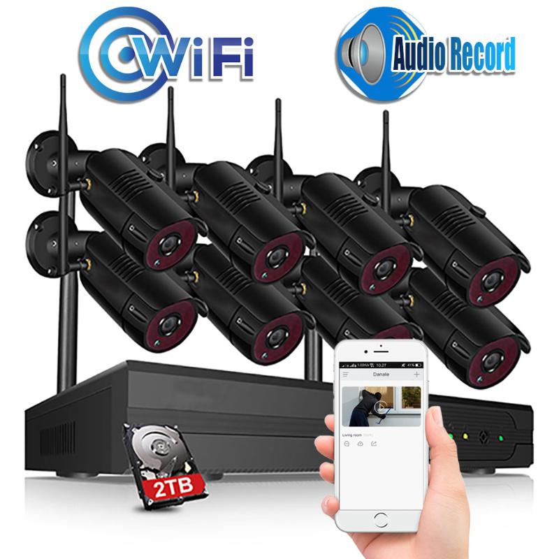 Sound recording IP Wireless Camera Security System CCTV P2P 4CH/8CH 1080P Wifi NVR System 36 IR Outdoor 1080P Video 
Sound recording IP Wireless Camera Security System CCTV P2P 4CH/8CH 1080P Wifi NVR System 36 IR Outdoor 1080P Video