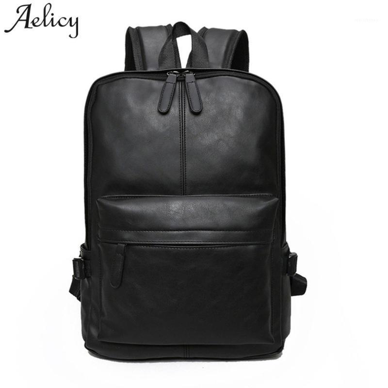 Aelicy Men's Women's Leather Backpack 2021 New Design PU Leather Vintage Women Backpack Student Zipper Mochila Escolar Menina1, Black
Aelicy Men's Women's Leather Backpack 2021 New Design PU Leather Vintage Women Backpack Student Zipper Mochila Escolar Menina1, Black