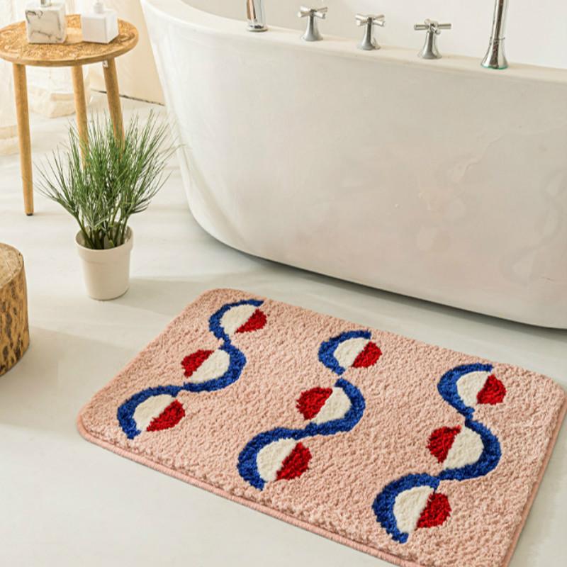 Bathroom Mat Modern Simple Geometric Soft Carpet Absorbent Slip-resistant Pad Kitchen Door Floor Mats Artistic Room Decorating
Bathroom Mat Modern Simple Geometric Soft Carpet Absorbent Slip-resistant Pad Kitchen Door Floor Mats Artistic Room Decorating