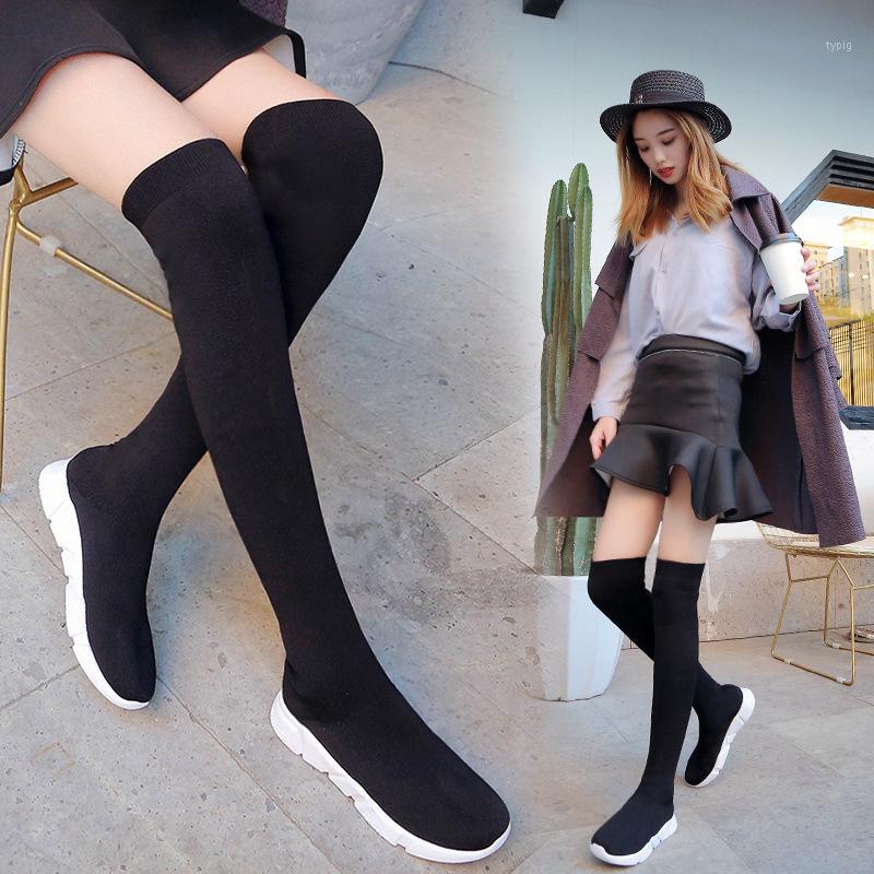 HKXN 2020 New Spring Elastic Over The Knee Boots Women Socks Black Boots Long Thigh High Knitting Sneakers Y21
HKXN 2020 New Spring Elastic Over The Knee Boots Women Socks Black Boots Long Thigh High Knitting Sneakers Y21