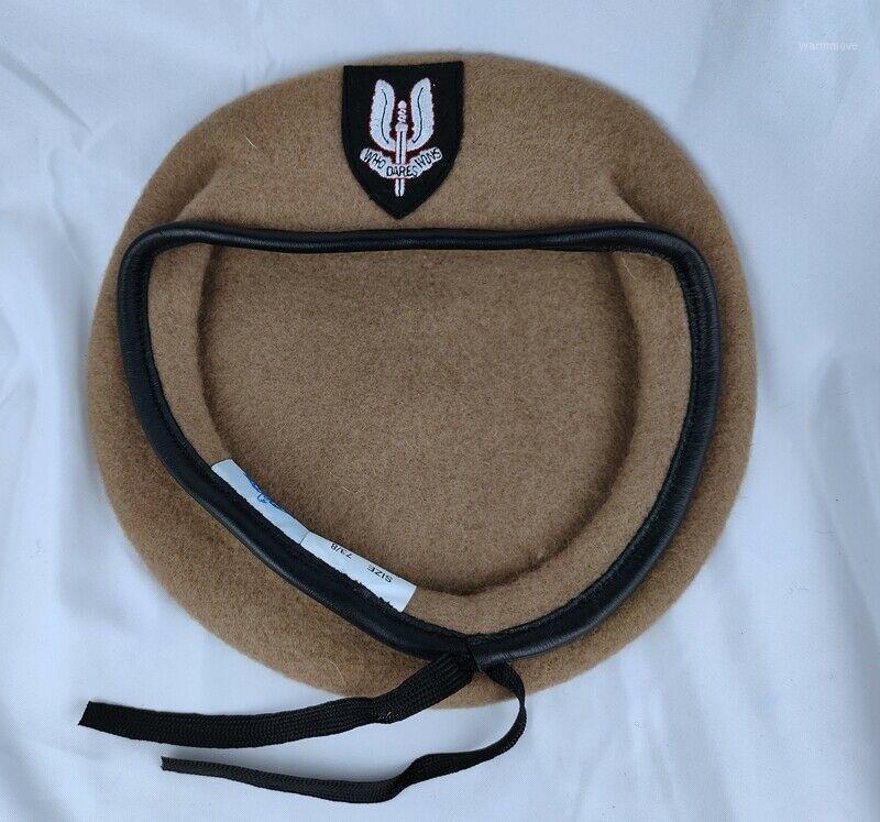 British Army Special Forces khaki Wool Beret Air Service SAS "WHO DARES WINS" Cap1, As pic
British Army Special Forces khaki Wool Beret Air Service SAS "WHO DARES WINS" Cap1, As pic
