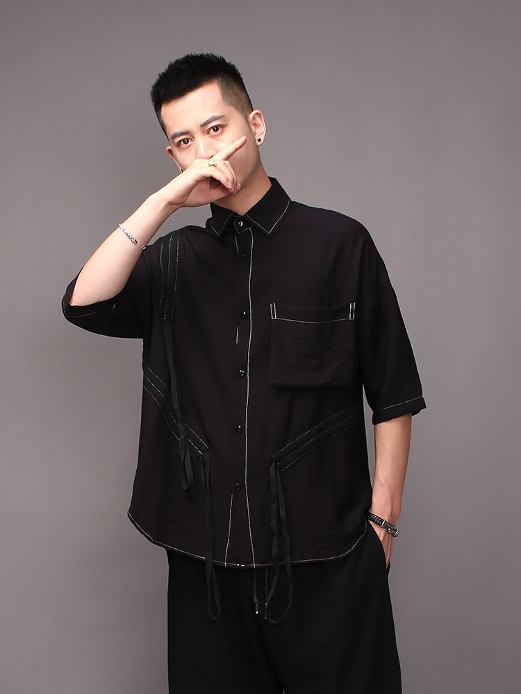 2021 New -7xl!! Popular Black Line Splice Design Short Male Trend Summer Five Minutes Shirt Sleeve H93Q
2021 New -7xl!! Popular Black Line Splice Design Short Male Trend Summer Five Minutes Shirt Sleeve H93Q