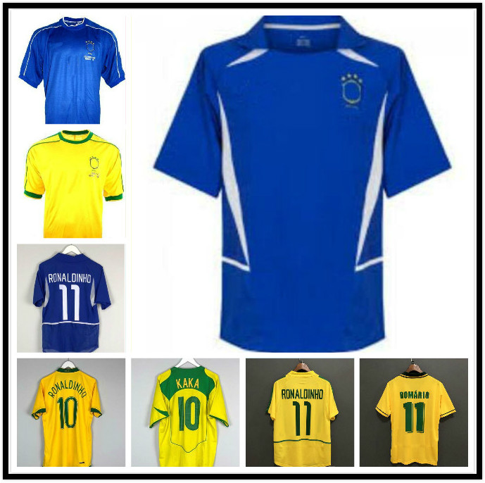 Retro Brazils 1994 1988 1998 2000 2002 2004 2006 soccer jerseys ROMARIO RONALDINHO RIVALDO KAKA 94 98 00 02 06 RONALDO football shirt, Black;yellow
Retro Brazils 1994 1988 1998 2000 2002 2004 2006 soccer jerseys ROMARIO RONALDINHO RIVALDO KAKA 94 98 00 02 06 RONALDO football shirt, Black;yellow