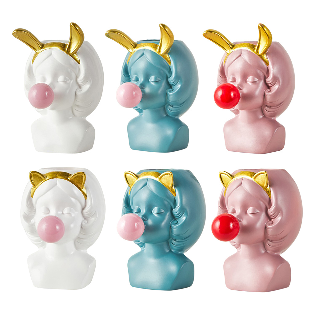 Cute Girl Blowing Bubbles Succulent Planters Vinyl Flower Pot Home Garden Desktop Vase Micro Landscape Decoration C1111
Cute Girl Blowing Bubbles Succulent Planters Vinyl Flower Pot Home Garden Desktop Vase Micro Landscape Decoration C1111