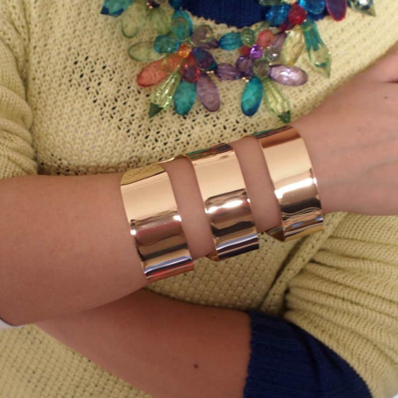 UKMOC 2020 Punk Metal Accessories Jewelry Fashion Gold & Silver Color Wide Alloy Opened Cuff Bangles Bracelets For Women Dress
UKMOC 2020 Punk Metal Accessories Jewelry Fashion Gold & Silver Color Wide Alloy Opened Cuff Bangles Bracelets For Women Dress