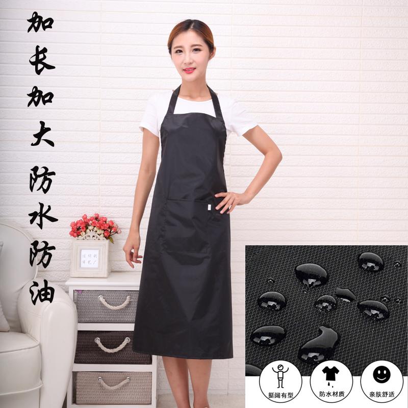 Black minimalist waterproof apron cooking and anti-smoke layer lengthened and increased
Black minimalist waterproof apron cooking and anti-smoke layer lengthened and increased
