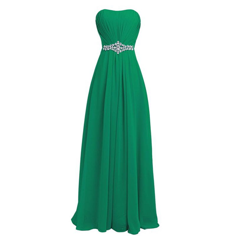 Sexy A-line Green/Red Chiffon Long Evening Dress vestido longo Prom Dresses Off Shoulder 2022 robe de soiree Crystal Sash Formal Gown