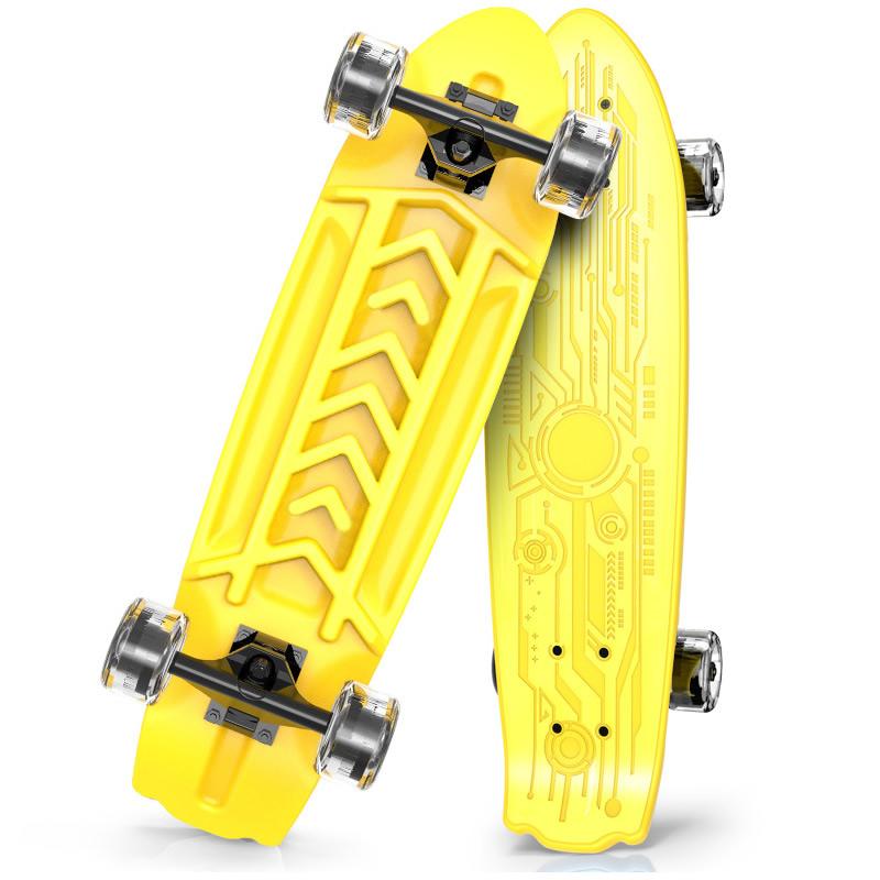 Skateboarding 27inch Skateboards 4 Wheels Fish Board Single Rocker Flash Wheel PU Plastic Highway Street Adult Skateboard Scooter 7 Colors, Red
Skateboarding 27inch Skateboards 4 Wheels Fish Board Single Rocker Flash Wheel PU Plastic Highway Street Adult Skateboard Scooter 7 Colors, Red