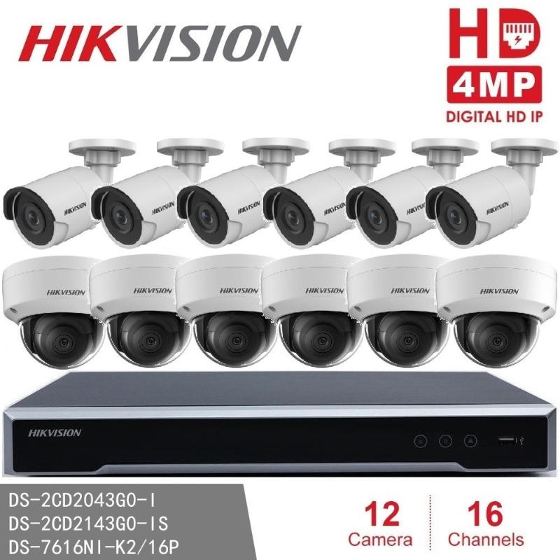 Hikvision Security Camera Kits NVR DS-7616NI-K2/16P 16POE + 6pcs DS-2CD2043G0-I + 6pcs DS-2CD2143G0-I 4MP IP Camera H.265 P2P
Hikvision Security Camera Kits NVR DS-7616NI-K2/16P 16POE + 6pcs DS-2CD2043G0-I + 6pcs DS-2CD2143G0-I 4MP IP Camera H.265 P2P