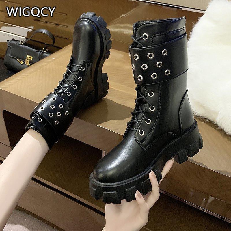 2020 Autumn New Boots Women's Retro Non-slip Short Boots Women's Fashion Belt Buckle Thick-Soled, White
2020 Autumn New Boots Women's Retro Non-slip Short Boots Women's Fashion Belt Buckle Thick-Soled, White