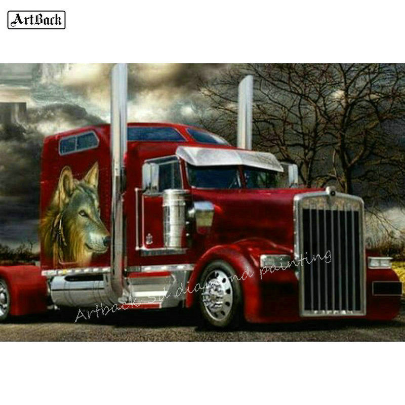 5D Diamond Painting Truck Picture Full Square Car Rhinestone Mosaic Cross-stitch Truck Wolf Stick Drill Embroidery 201201
5D Diamond Painting Truck Picture Full Square Car Rhinestone Mosaic Cross-stitch Truck Wolf Stick Drill Embroidery 201201