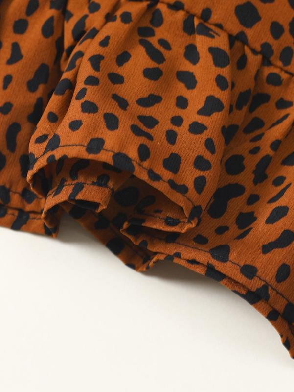 Baby Dalmatian Print Smock Dress SHE
