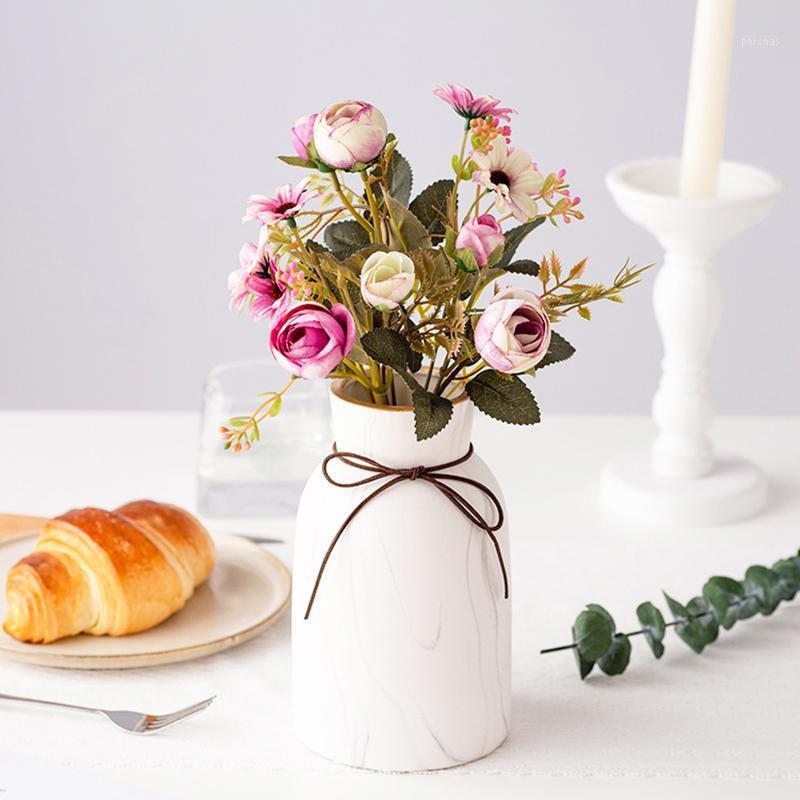 12 Heads Rose Artificial Flower For Home Decor Silk Decorative Flowers For Wedding Fabric Fake Flower Bouquet Branch Bride1, White
12 Heads Rose Artificial Flower For Home Decor Silk Decorative Flowers For Wedding Fabric Fake Flower Bouquet Branch Bride1, White