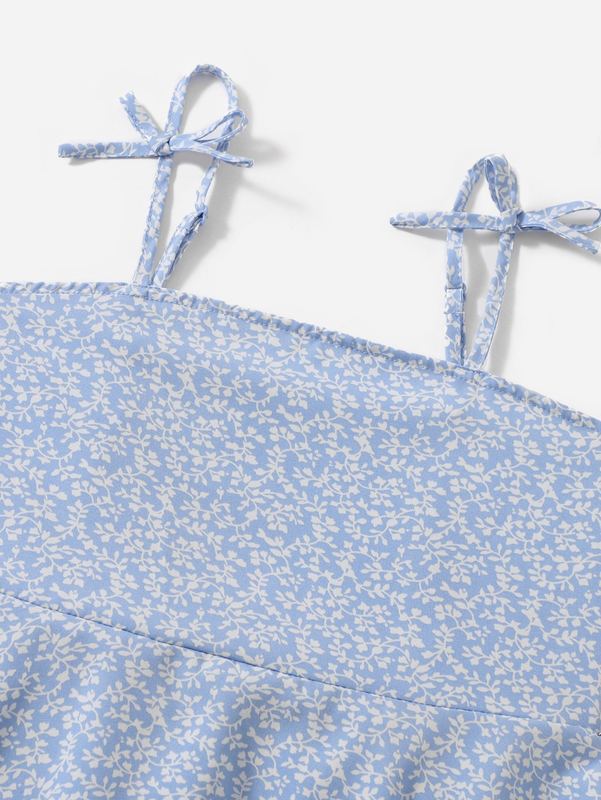 Girls Plants Print Cami Dress SHE