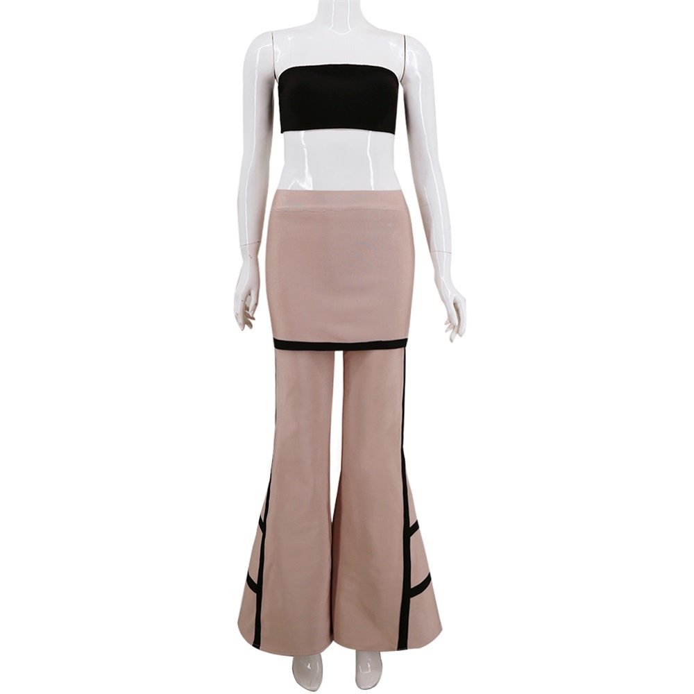 2020 Panelled New Style Bandage Extension of Higt Quality Malha Elasticity Women Pants Fashion Tmfj, Apricot
2020 Panelled New Style Bandage Extension of Higt Quality Malha Elasticity Women Pants Fashion Tmfj, Apricot