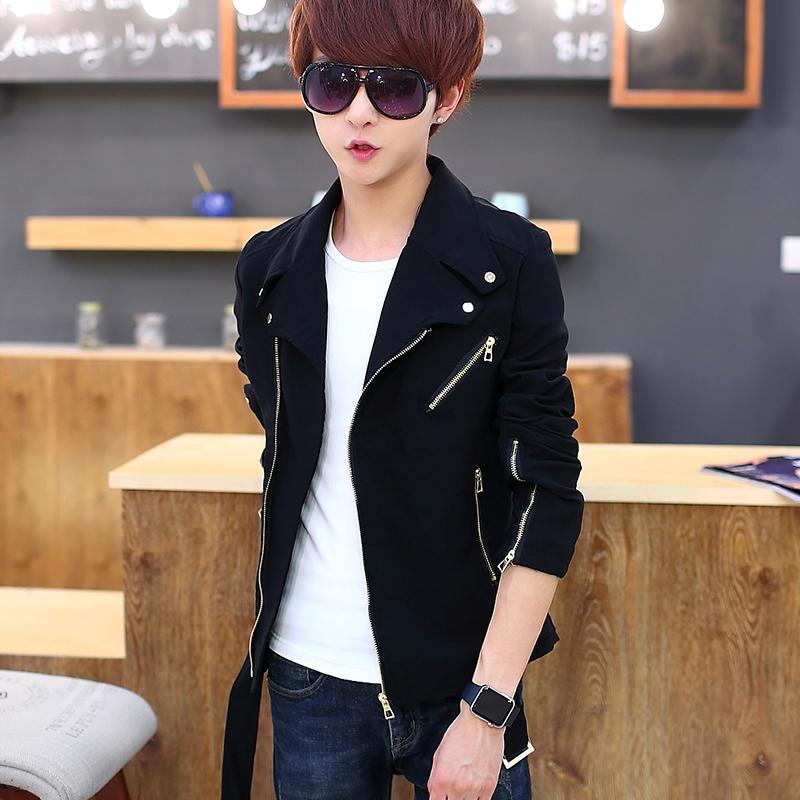 2021 new men's jacket personality spring trend handsome Korean Slim young students spring and autumn thin jacket, Black
2021 new men's jacket personality spring trend handsome Korean Slim young students spring and autumn thin jacket, Black