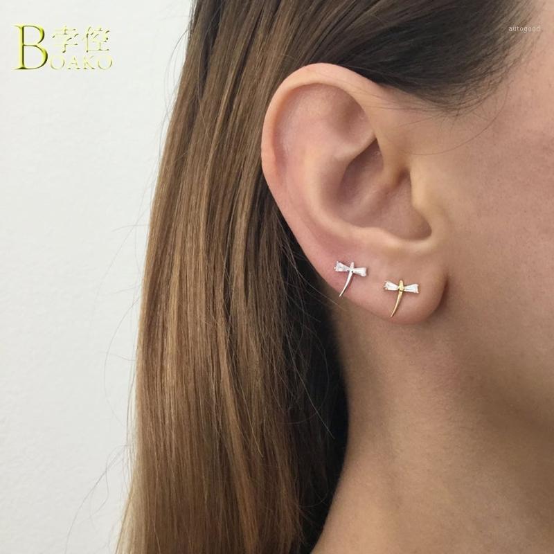Stud BOAKO Dragonfly 925 Sterling Silver Earrings For Women Zircon Earring Piercing Gold Earings Jewelry Cartilage Pendientes1
Stud BOAKO Dragonfly 925 Sterling Silver Earrings For Women Zircon Earring Piercing Gold Earings Jewelry Cartilage Pendientes1
