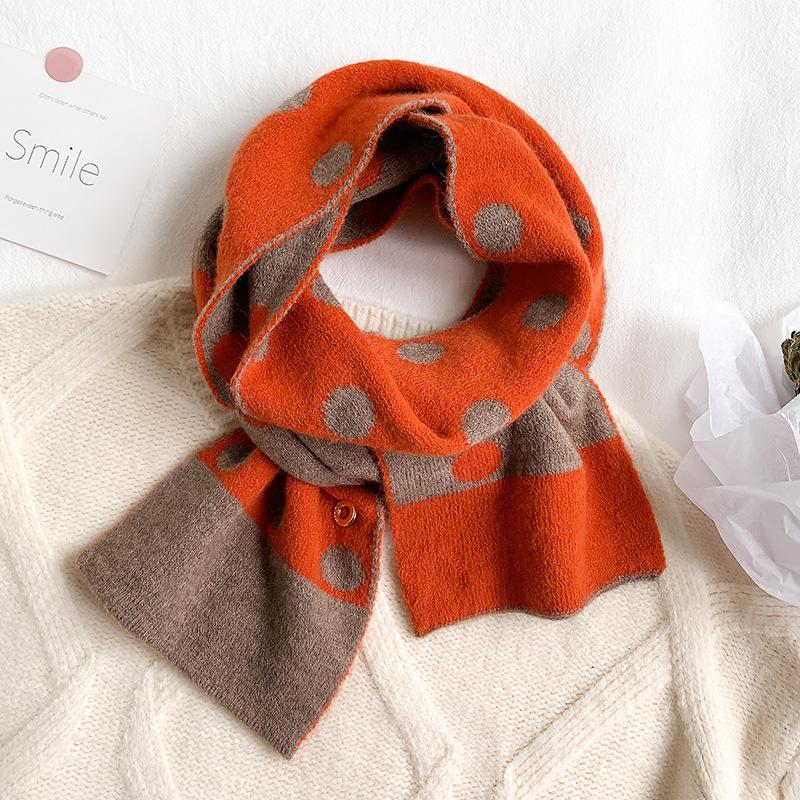 2020 Korean new wave point children's scarf winter fashion thickening warm warm student sweet scarf wool double face
2020 Korean new wave point children's scarf winter fashion thickening warm warm student sweet scarf wool double face