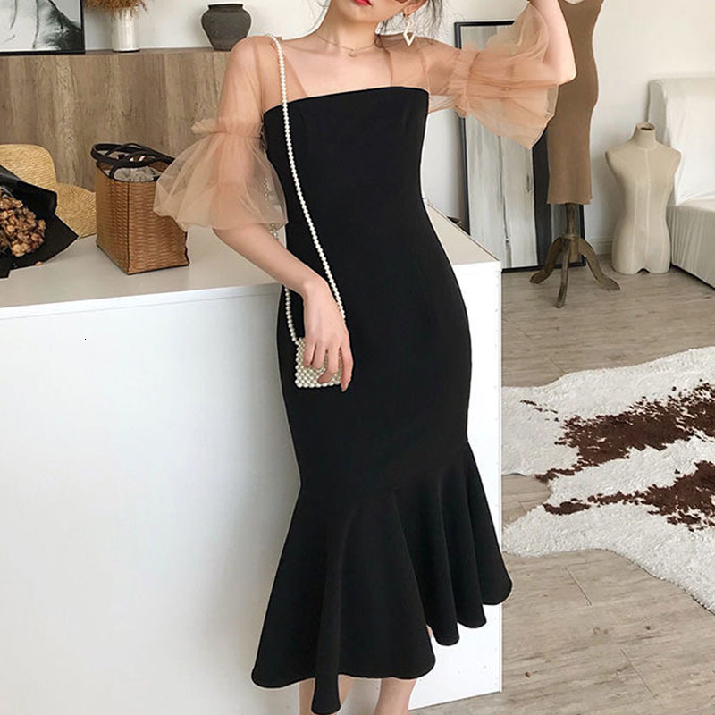 2021 New Women's Mesh, Vintage Buffoon Modern Patchwork Dressed Elegant Party Dress 844O, Black
2021 New Women's Mesh, Vintage Buffoon Modern Patchwork Dressed Elegant Party Dress 844O, Black