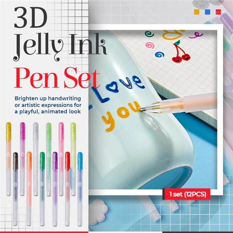 6Pcs/set Colorful 3D Glossy Jelly Gel Ink Pen Dry Surfaces Brighten Up Handwriting Consistent Ink Flow Graffiti Painting Gel Pen1
6Pcs/set Colorful 3D Glossy Jelly Gel Ink Pen Dry Surfaces Brighten Up Handwriting Consistent Ink Flow Graffiti Painting Gel Pen1